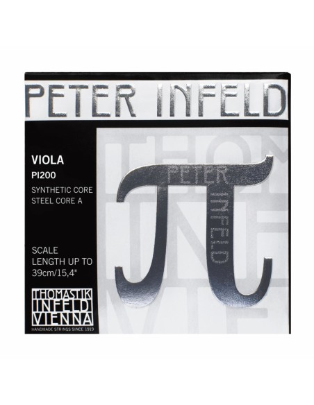 Thomastik Peter Infeld 4/4 Viola Strings (PI200) Synthetic Core