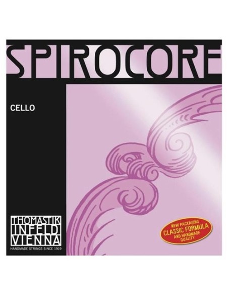 String Cello 4/4 1st (A) (A) Thomastik Spirocore (S 26) (Aluminum) Medium
