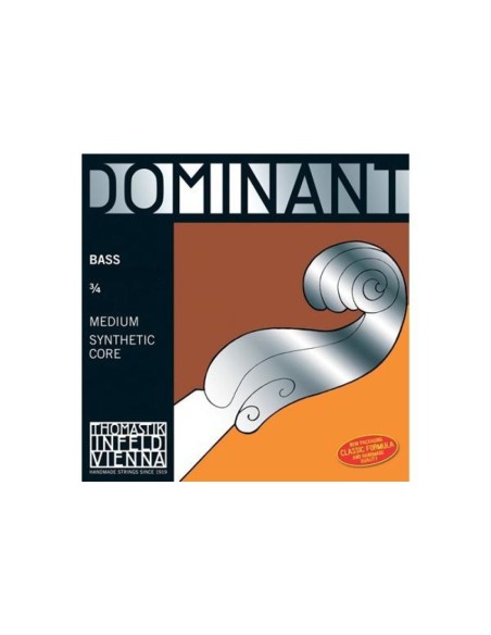 Double Bass String 3/4 4th (E) (E) Thomastik Dominant (193) (Chrome Wound) Medium