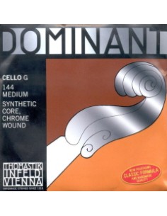 Cuerda Violoncello 4/4 3ª (G) (Sol) Thomastik Dominant 144) (Metal Cromo) Medium