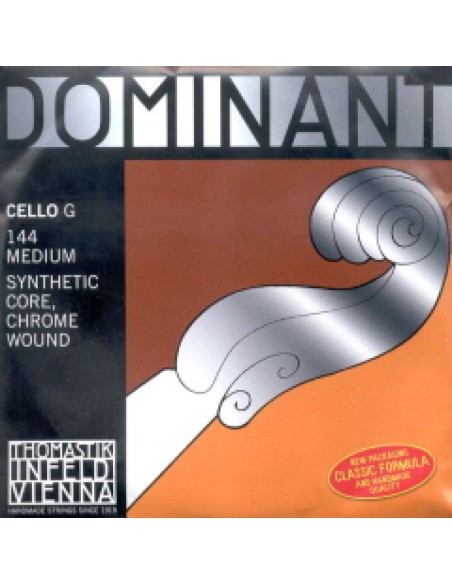 String Cello 4/4 3rd (G) (G) Thomastik Dominant 144) (Chrome Metal) Medium