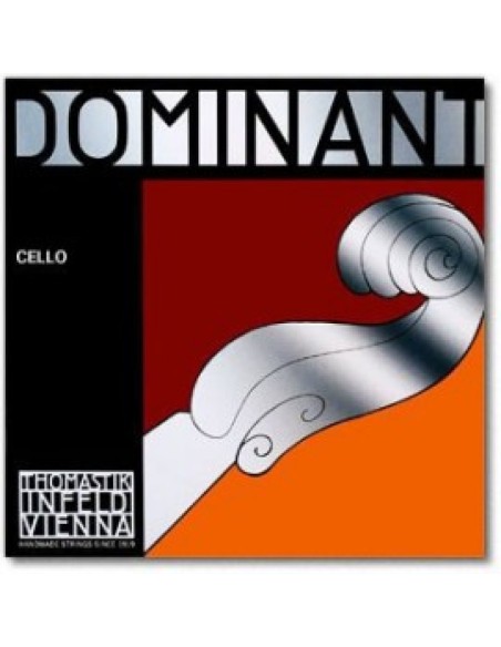 1/2 Thomastik Dominant Cello Strings (147) (Chrome Metal) Medium (Complete Set)