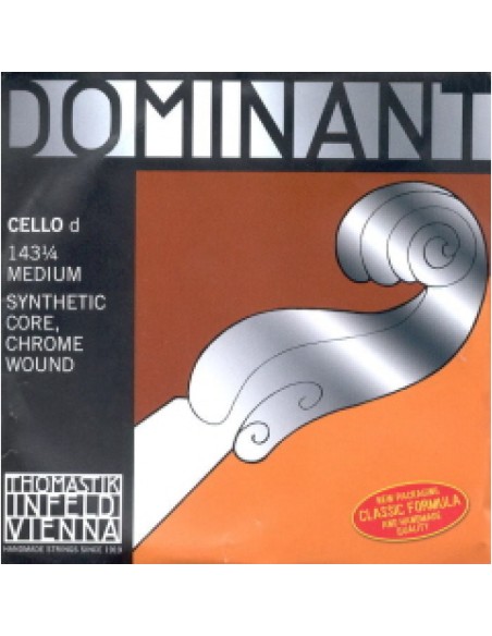 Strings Cello 1/4 2nd (D) (D) Thomastik Dominant (143) (Metal Chrome) Medium