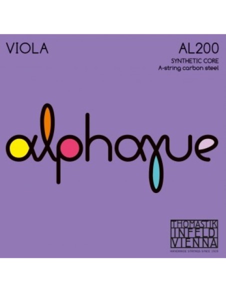 Thomastik Alphayue 4/4 Viola Strings (AL200) Synthetic Core