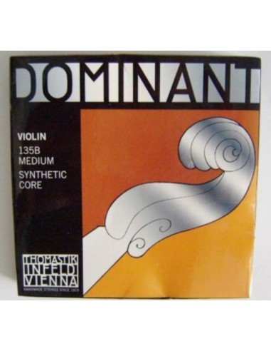 Thomastik Dominant 3/4 Violin Strings (135B) 1st Chrome Medium (Complete Set)