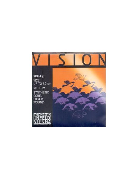 Viola String 4/4 3rd (G) (G) Thomastik Vision (VI23) (Synthetic Wound Silver) Medium