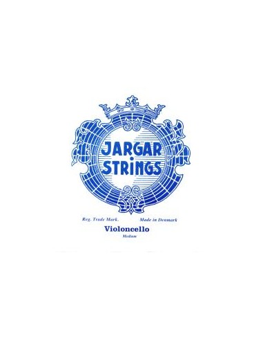 Violoncello String 4/4 1st (A) (A) Jargar Blue (Chrome) Medium