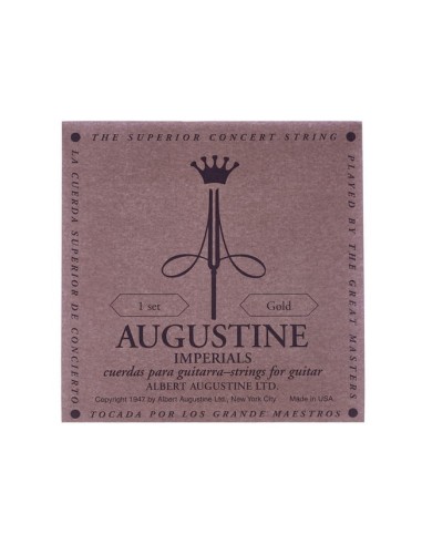 Augustine Classical Guitar Strings (Imperial Gold) Concert (Complete Set)