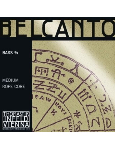 Double Bass Strings 3/4 2nd (E) (E) Thomastik Belcanto Solo (BC/62S) (Chrome Wound) Medium