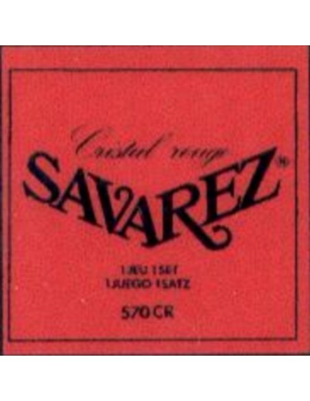 Savarez Classical Guitar Strings (570/CR) Red Crystal (Complete Set)