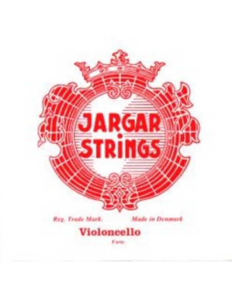 Strings Violoncello 4/4 4th (C) (C) Jargar Red (Silver) Forte