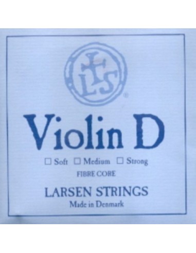 Violin String 4/4 3rd (D) (D) Larsen (Aluminum) Medium
