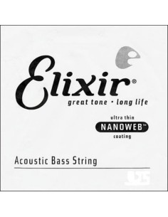 Elixir Nanoweb 060 Acoustic Bass String (Single Unit)