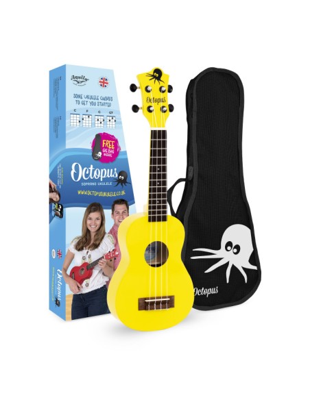 Ukelele Soprano Octopus UK-205YL Amarillo
