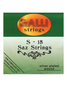 Saz Galli S-018 Cordes de luth (Set complet)