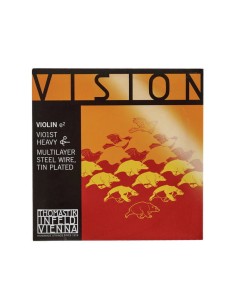 Violin String 1/4 1st (E) (E) Thomastik Vision (VI01) (Multilayer Steel) Medium 2