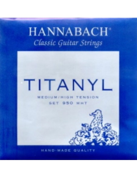 Hannabach Titanyl 950-MHT Classical Guitar Strings (Complete Set)