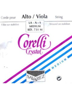 Viola String 4/4 1st (A) (A) Savarez Corelli Crystal (731M) (Aluminum) Medium