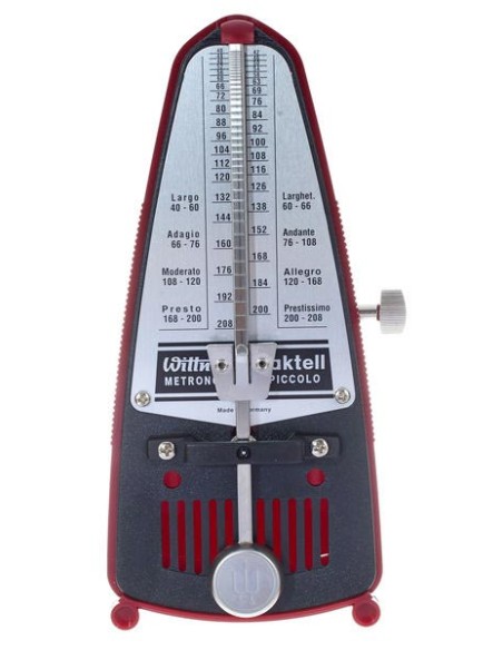 Wittner Piccolo Plastic Metronome (834) (Taktell System) Ruby