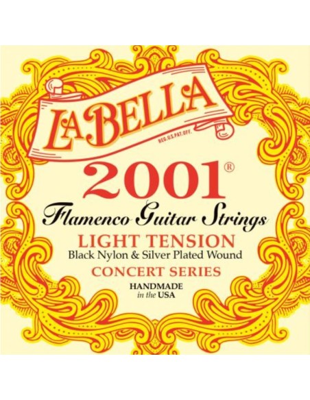 La Bella 2001 Light Flamenco Guitar Strings (Complete Set)