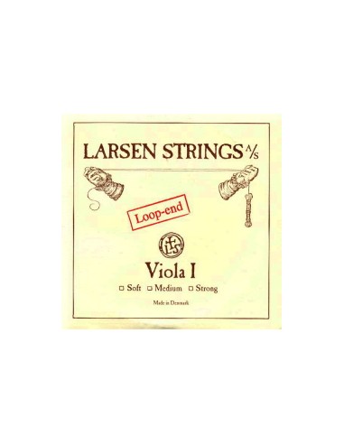 4/4 Viola String 1st (A) (A) Larsen (Steel) (Loop End) Soft