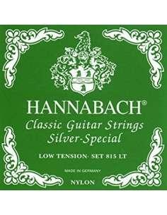 Hannabach Classical Guitar Strings (815/LT) Green (Complete Set)