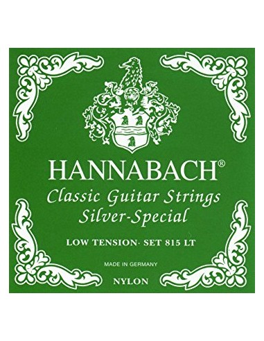 Hannabach Classical Guitar Strings (815/LT) Green (Complete Set)