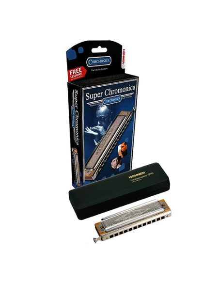 Hohner Chromatic Harmonica (270/48E) Super Chromonica (E Note) (48 Voices with Change)