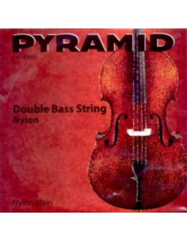 Double Bass String 4/4 2nd (D) (D) Pyramid Nylon (217202) Medium