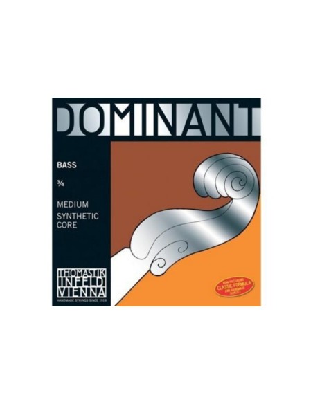 Double Bass String 3/4 2nd (E) (E) Thomastik Dominant Solo 191S) (Wound Chrome) Medium