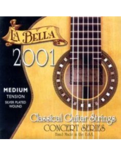 La Bella 2001 Medium Classic Guitar Strings (Complete Set)