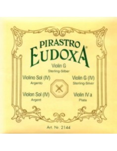 Violin Strings 4/4 4th (B) (G) Pyrete Eudoxa (214451) (Silver Tripe) (16PM) Medium
