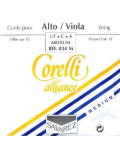 Viola Strings 4/4 4th (C) (C) Savarez Corelli Alliance (834M) (Tungsten) Medium
