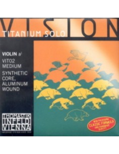 4/4 Violine Saite 2. (A) (A) Thomastik Vision Titan (Vit02) (Synthetische Seele Hydronalium) Medium 2
