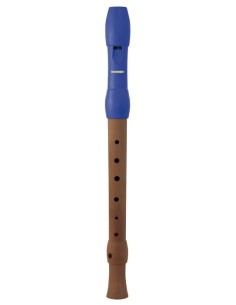 Soprano Recorder German Fingering Hohner (9583 2) Alegra Mixta 3 Pieces Mouthpiece Blue
