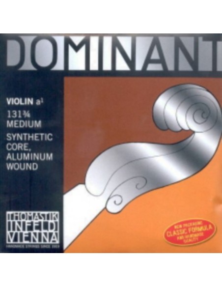 3/4 Violin String 2nd (A) (A) Thomastik Dominant (131) (Nylon Aluminum) Medium