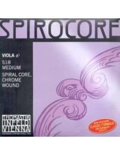4/4 Viola String 1st (A) (A) Thomastik Spirocore (S18) (Chrome) Medium 2
