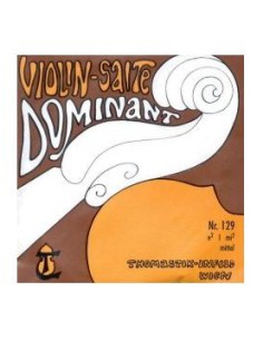 4/4 Violin String 1st (E) (E) Thomastik Dominant (129) (Chrome Nylon) Medium 2