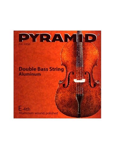 Strings Double Bass 4/4 4th (E) (E) Pyramid Aluminium (195104) Medium