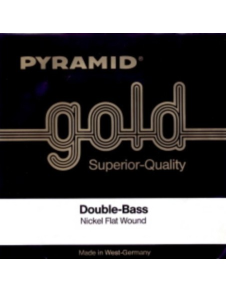 Double Bass String 4/4 4th (E) (E) Pyramid Gold (198104) (Wound Nickel) Medium