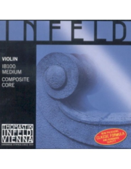 Thomastik Infeld Blue 4/4 Cordes de Violon (Ib100) Medium (Set Complet)
