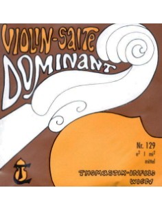 Violin String 1/2 1st (E) (E) Thomastik Dominant (129) (Chrome Nylon) Medium 2