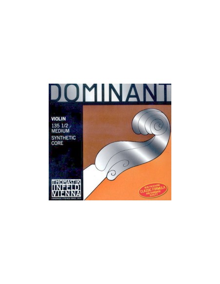 Thomastik Dominant (135) Medium 1/2 Violin Strings (Complete Set)