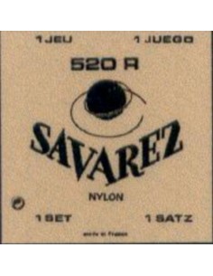 Savarez Classical Guitar Strings (520/R) Red Card (Complete Set)