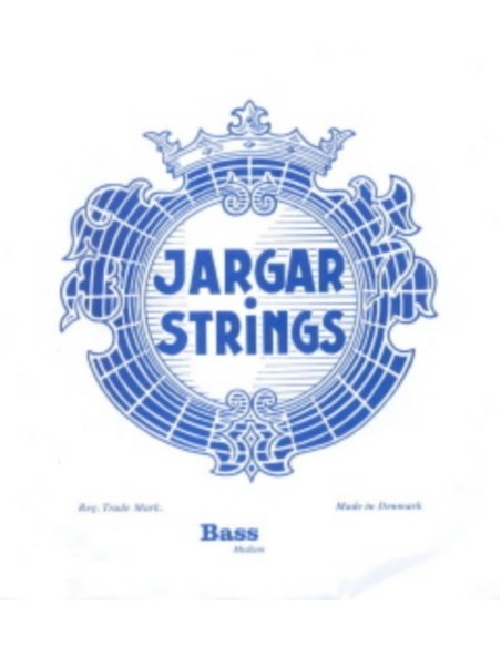 Kontrabass-Saite 4/4 4. (E) (E) Jargar (Blau) (Chrom) Medium