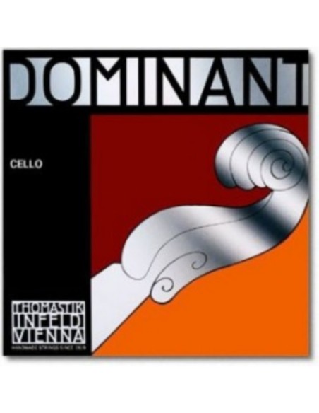 1/2 Thomastik Dominant Cello Strings (147) (Chrome Metal) Medium (Complete Set)
