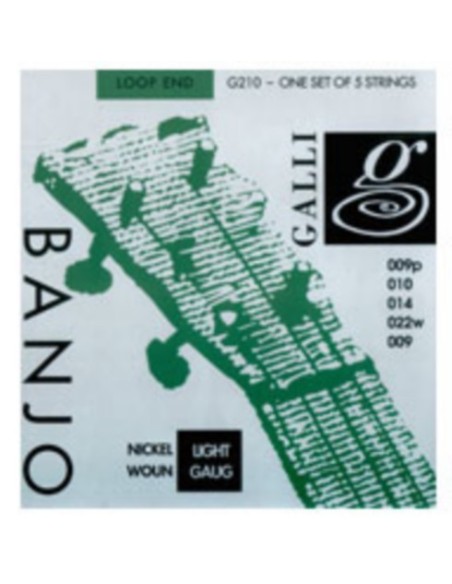 Galli G-210 Banjo Strings (Set of 5 Strings)