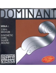 Viola String 1/2 4th (C) (C) Thomastik Dominant (139) (Silver) Medium 2
