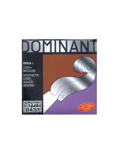Viola String 1/2 4th (C) (C) Thomastik Dominant (139) (Silver) Medium