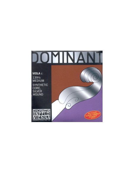 Viola String 1/2 4th (C) (C) Thomastik Dominant (139) (Silver) Medium